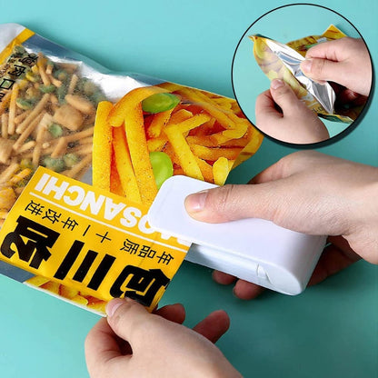 Mini Heat Sealer – Portable Bag Sealer to Keep Food Fresh Longer